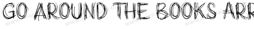 Go around the books Arrows字体转换